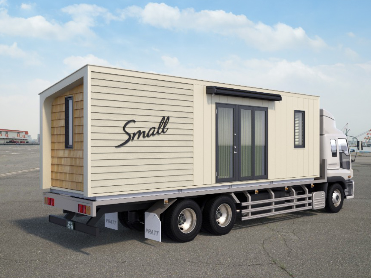 SmALLは、トラックで運べます。
